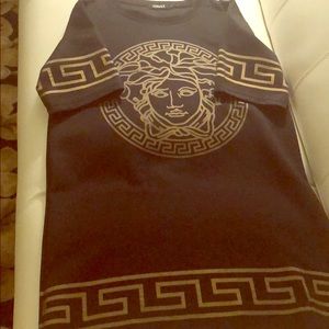Preowned Versace shirt dress size large